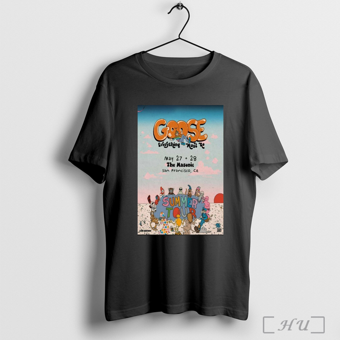 Official Tour 2025 Goose Francisco Ca Poster Shirt Sweatshirt