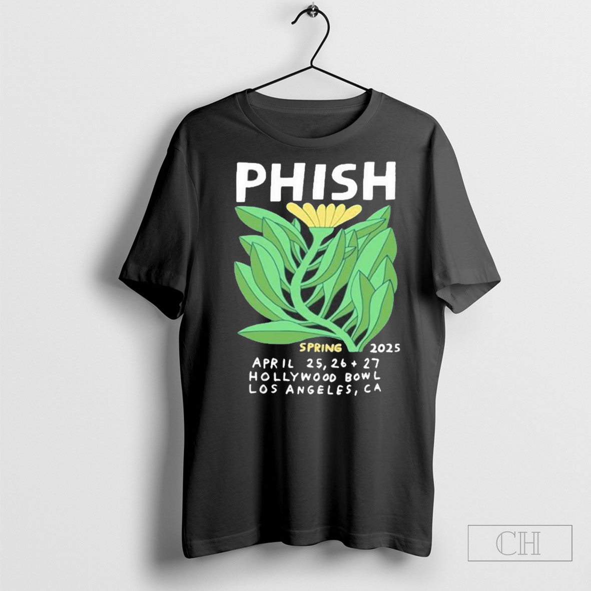 Official Phish Band Spring Tour 2025 April 25 26 27 Hollywood Bowl Los Angeles Ca Shirt