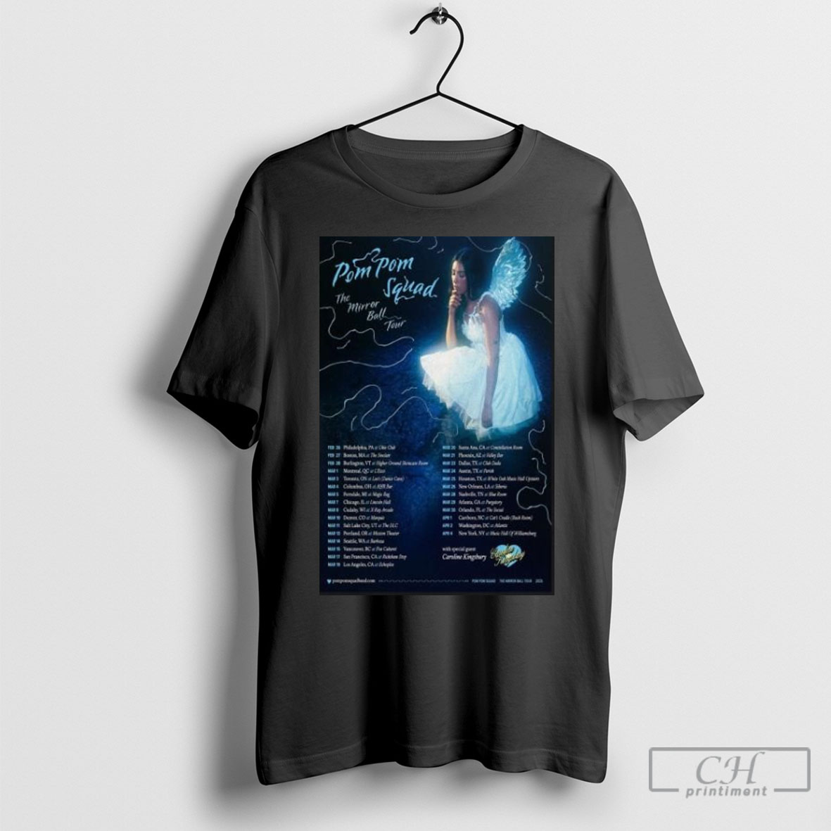 Official Pom Pom Squad The Mirror Ball Tour 2025 Shirt