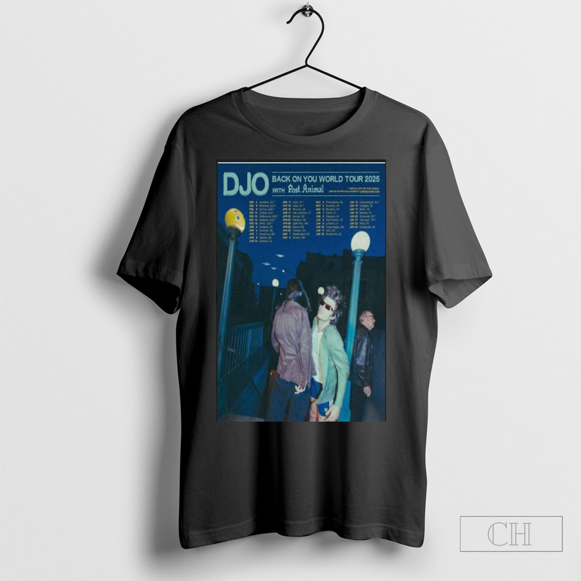 Official Djo Back On You World Tour 2025 Shirt