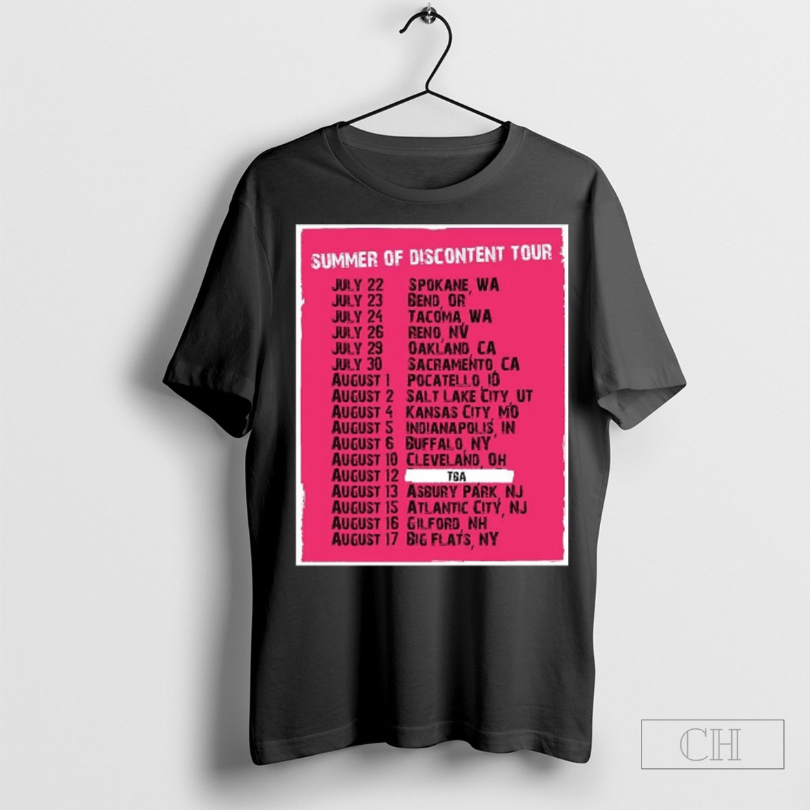 Official Bad Religion 2025 Summer Of Discontent Tour Dates Shirt