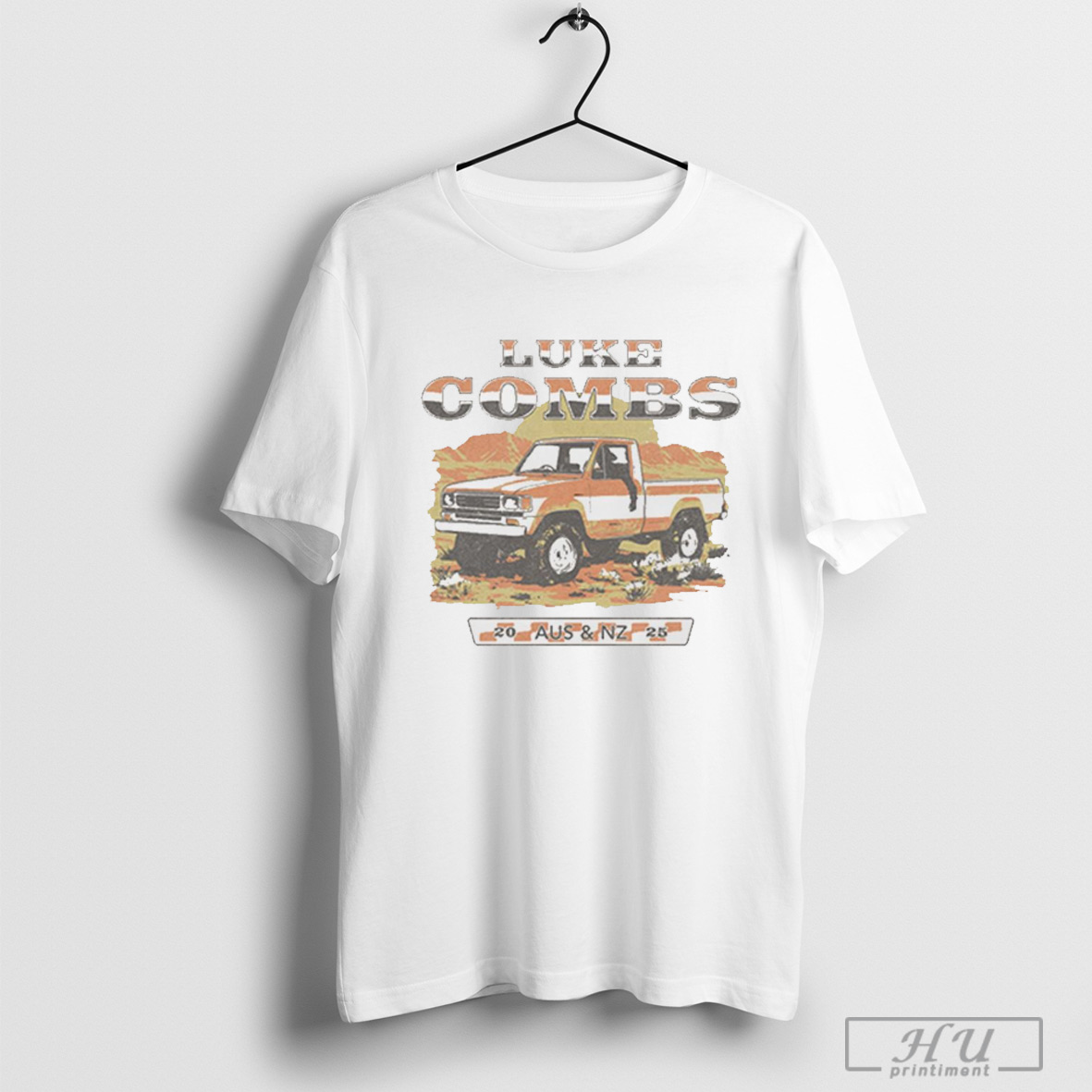 Luke Combs Australia Zealand Tour 2025 Truck Shirt