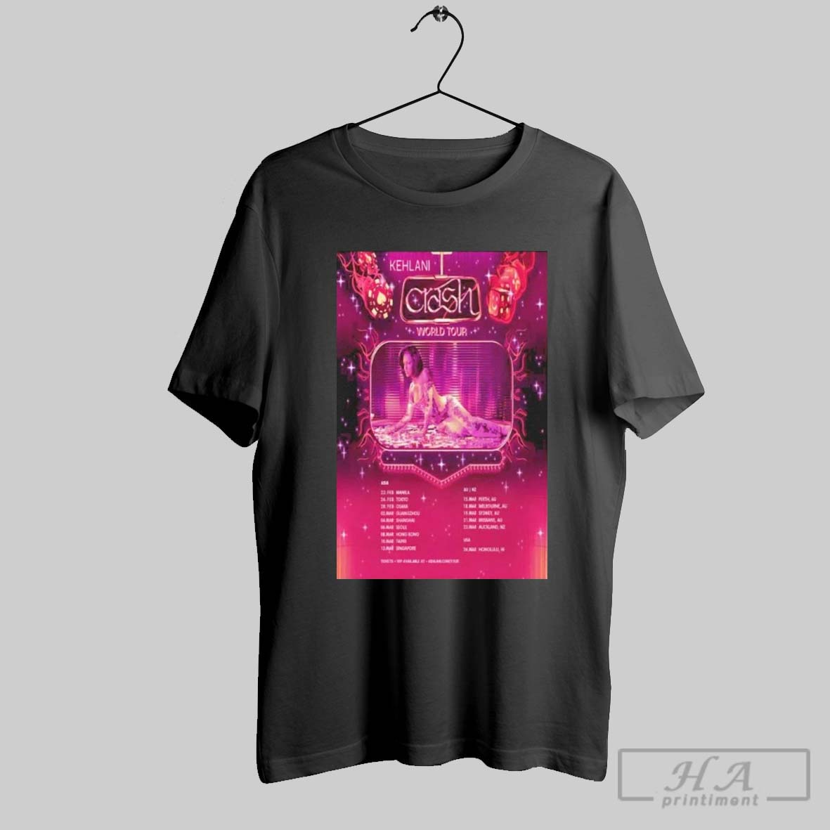 Kehlani Crash World Tour 2025 Poster Shirt