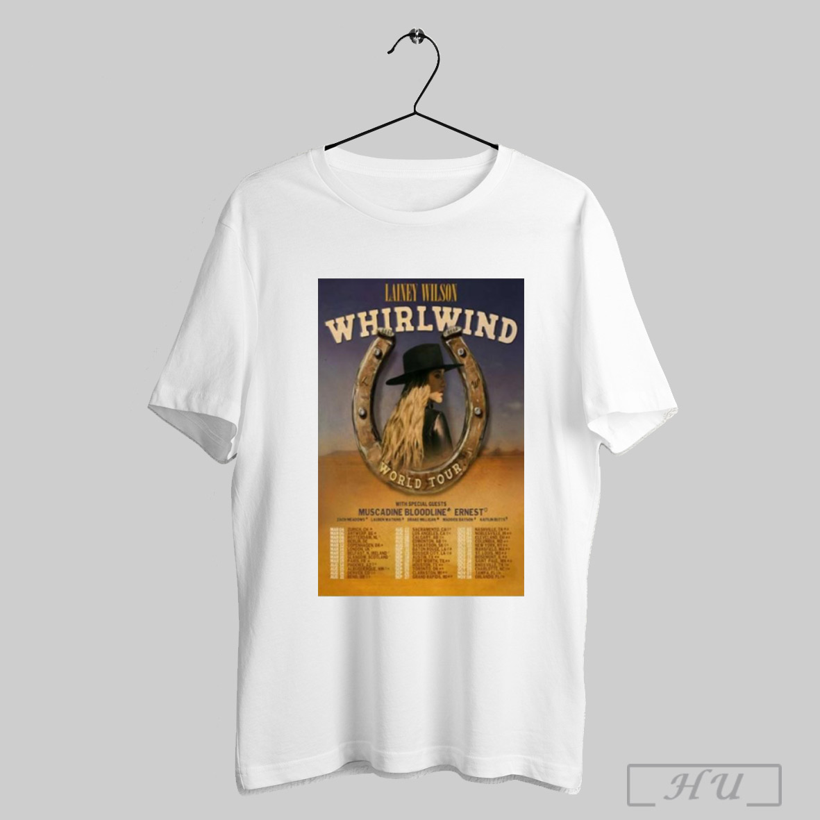 Lainey Wilson Whirlwind World Tour 2025 Shirt
