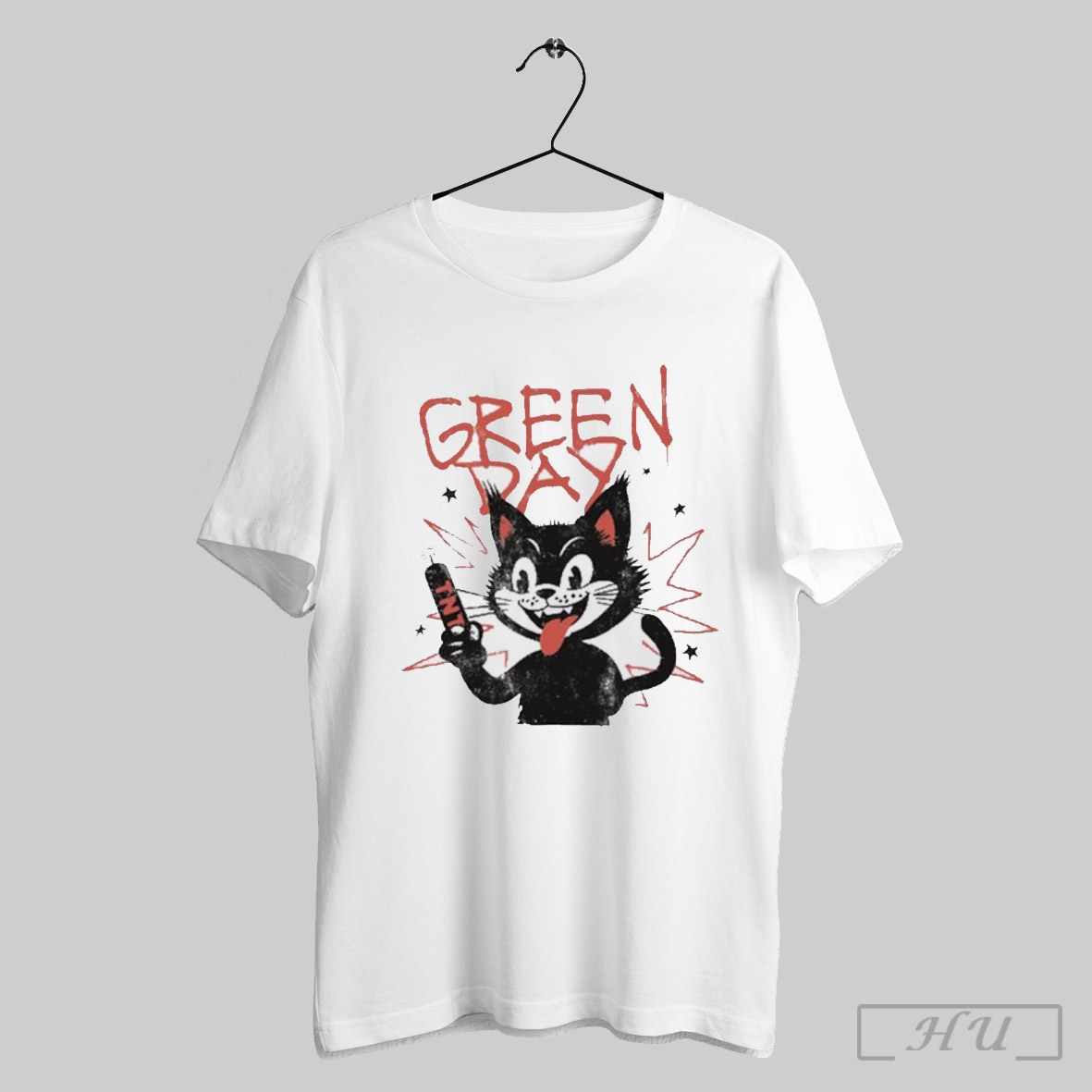 Green Day Tour 2025 Cat Shirt