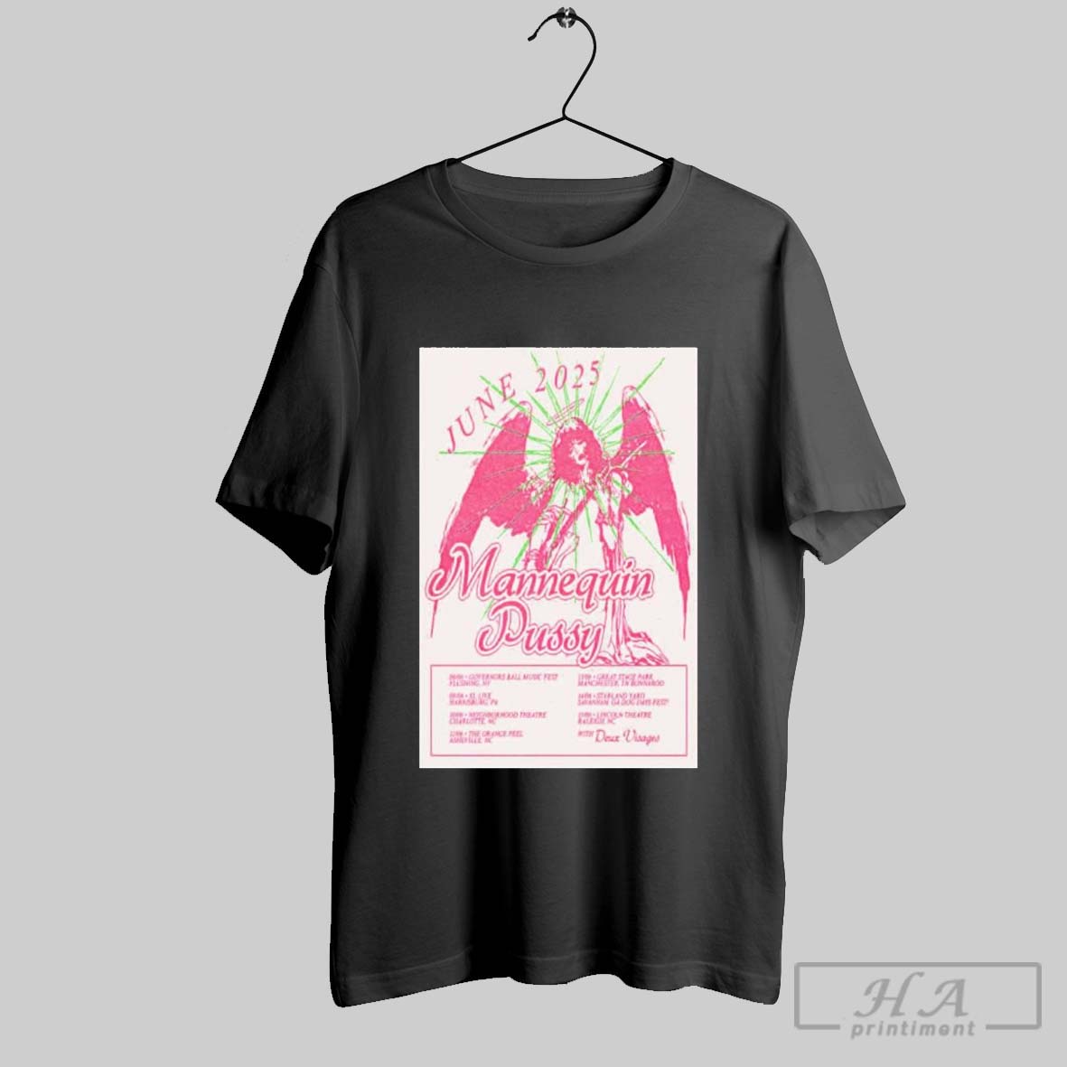 Deux Visages East Coast Tour June 2025 Poster Shirt