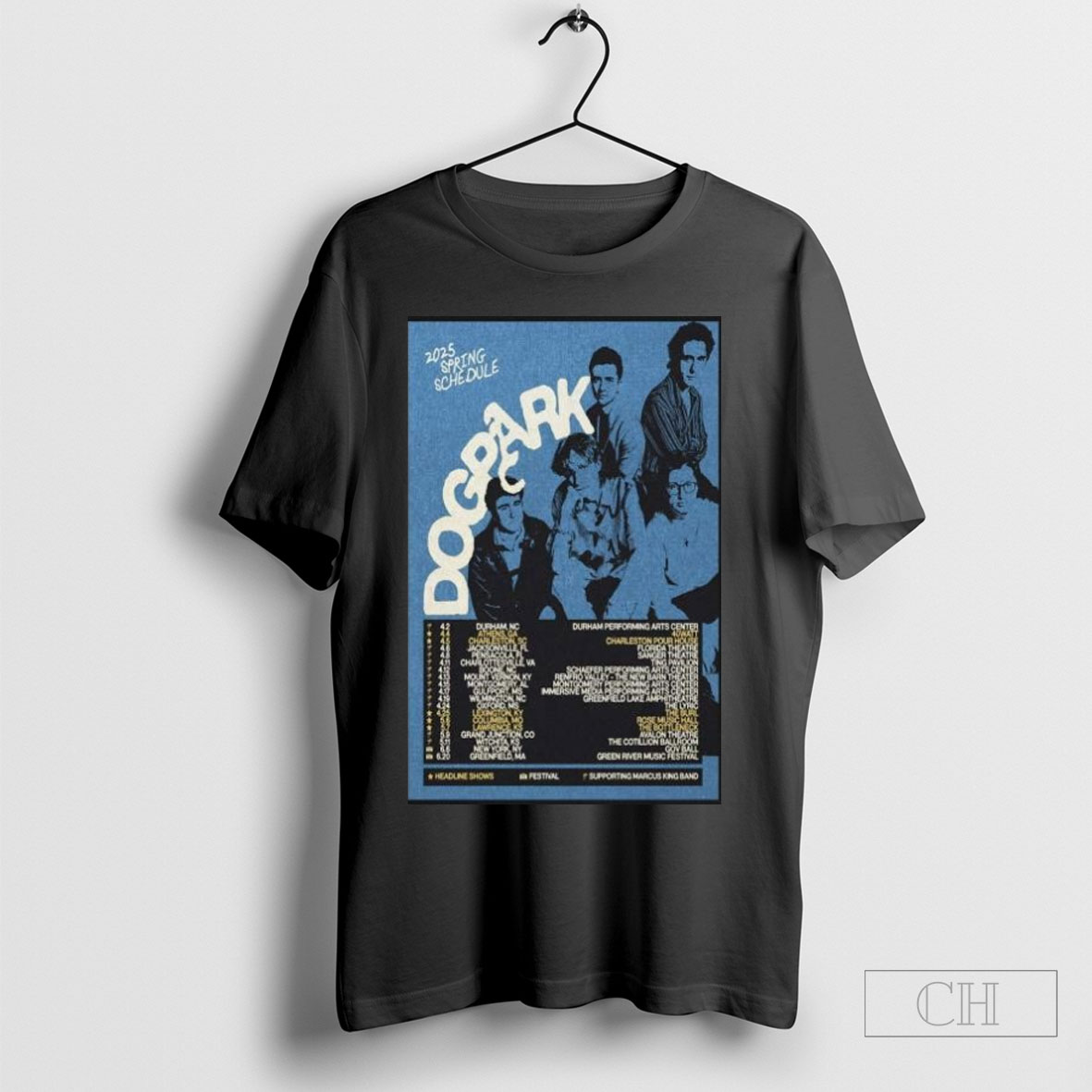 Dogpark Spring Schedule Tour 2025 Shirt