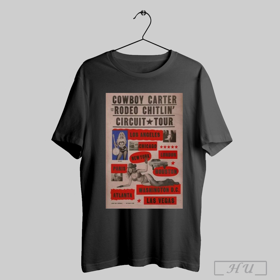 Cowboy Carter And The Rodeo Chitlin Circuit Poster Tour 2025 Shirt