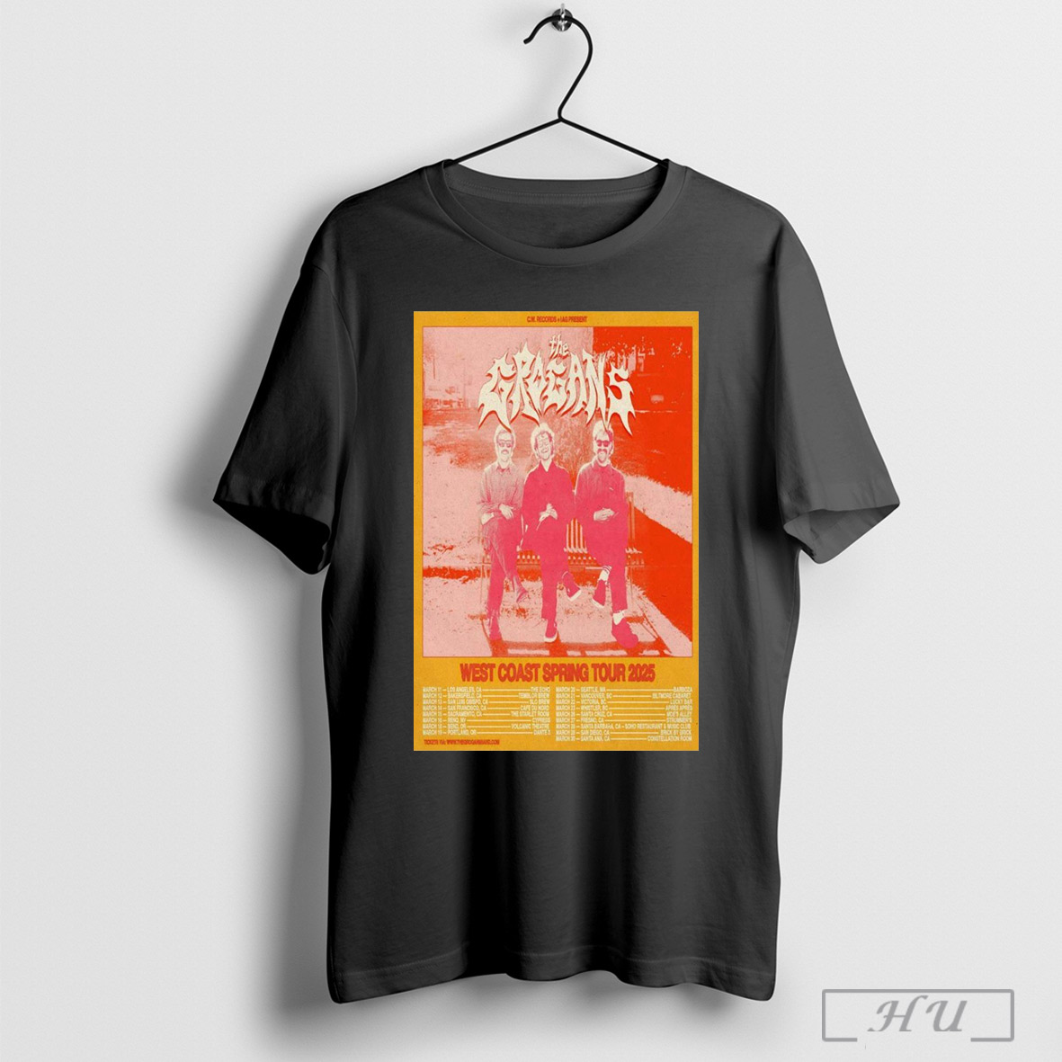 The Grogans West Coast Tour 2025 Poster Shirt