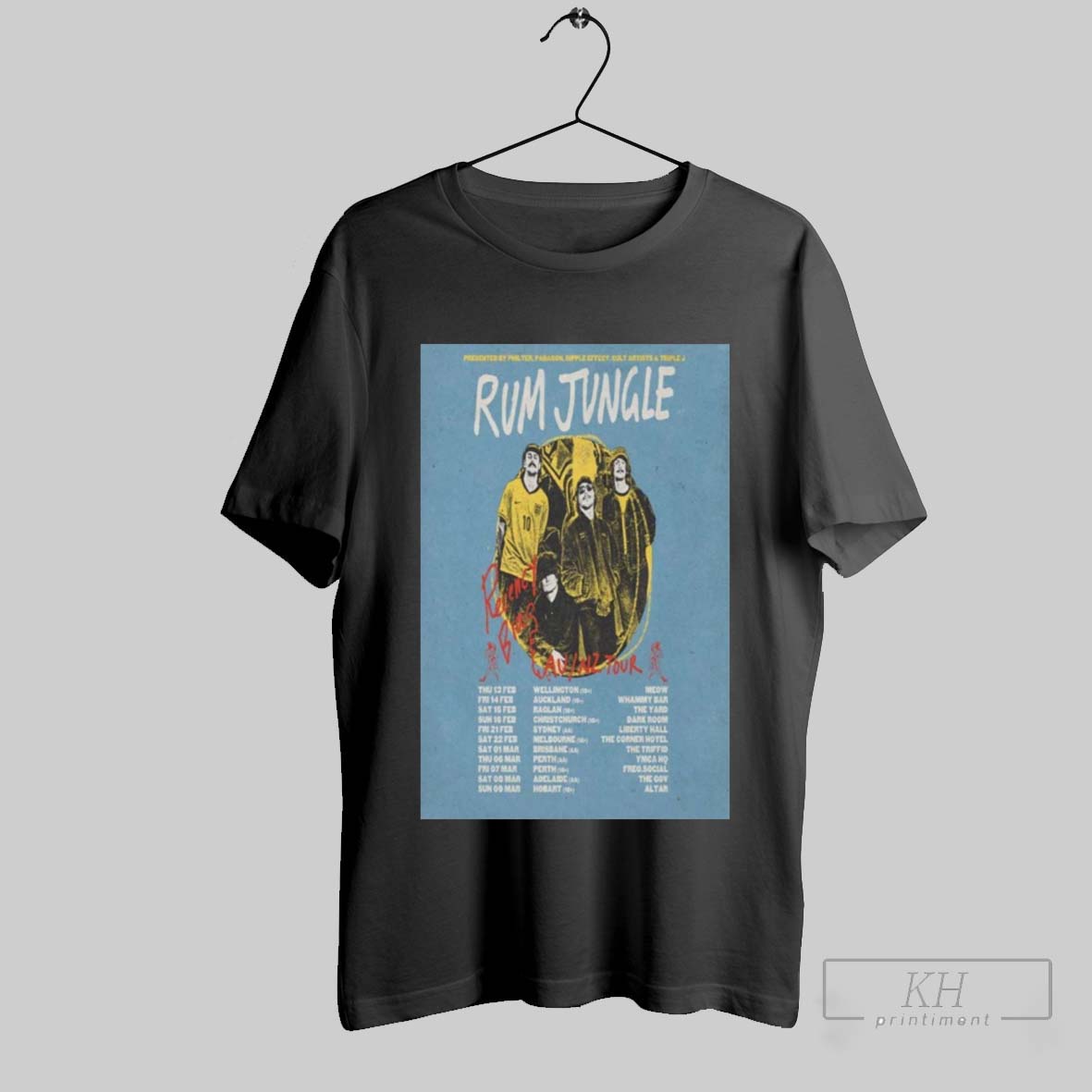 Rum Jungle Au Nz Tour 2025 Poster Shirt Shirt Cutom Poster Coffee Mugs Ornaments