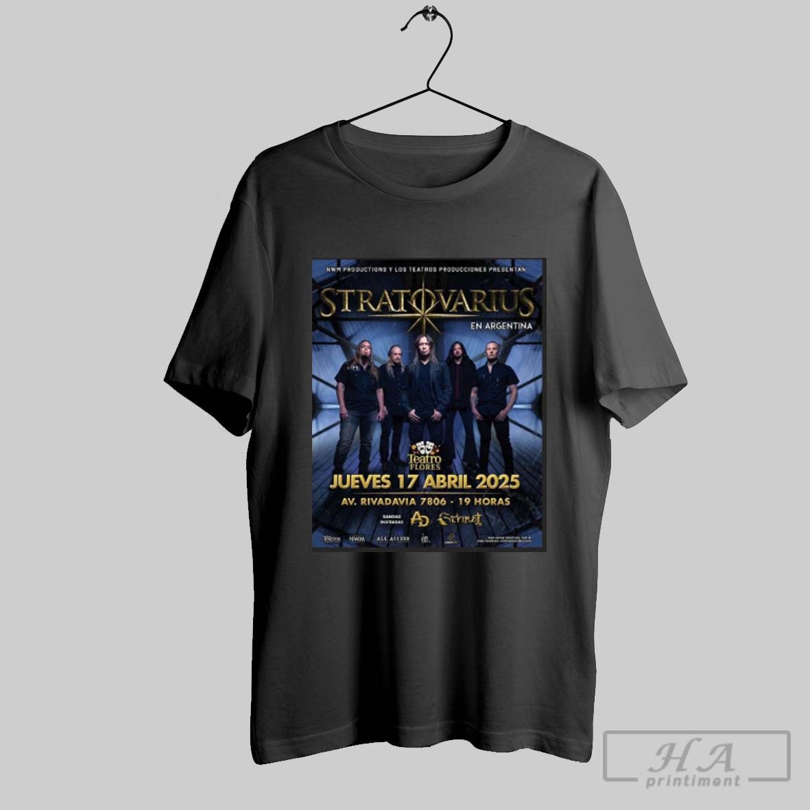 Stratovarius En Argentina Tour 2025 ShirtShirt
