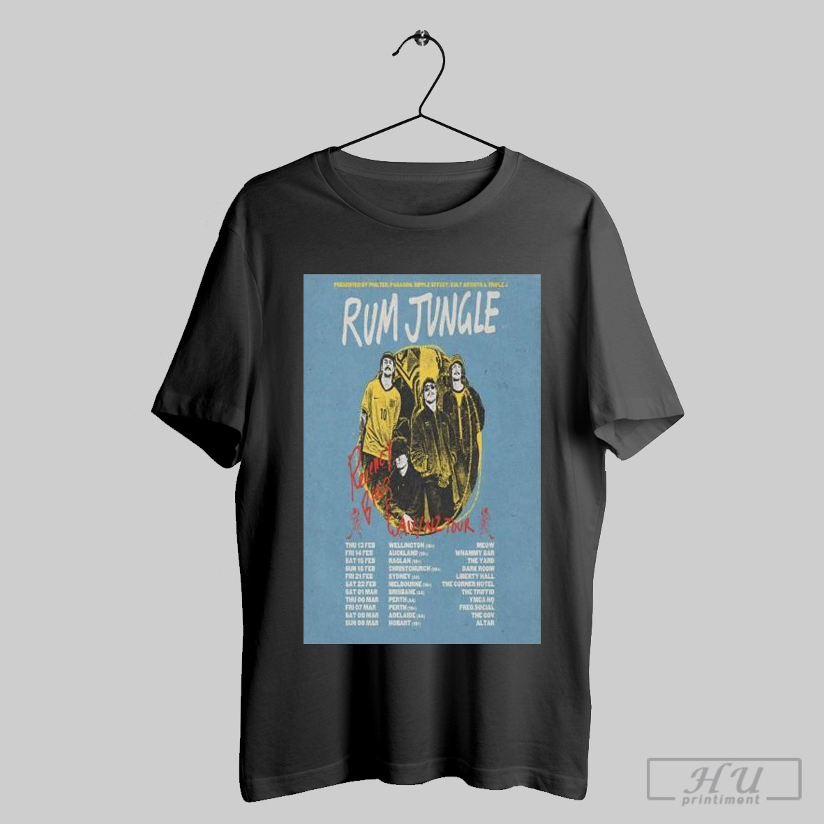 Rum Jungle Reney Bias Au Nz Tour 2025 Shirt
