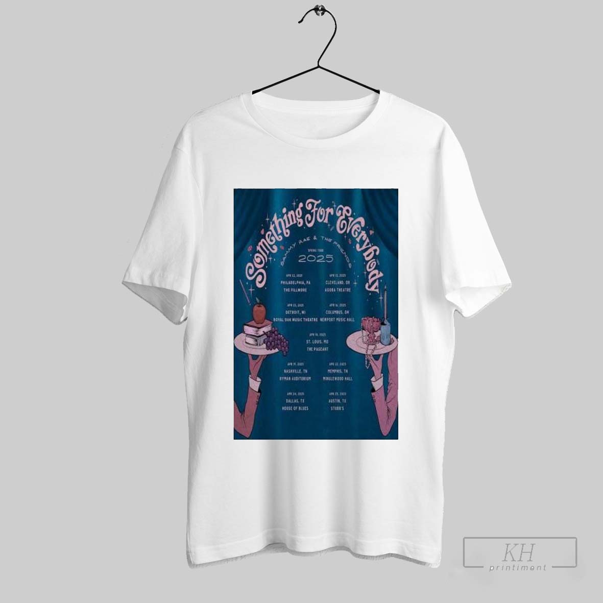 Official Sammy Rae The Friends Something For Everybody Spring Tour 2025 Poster Shirt Shirt Cutom Poster Coffee Mugs Ornaments