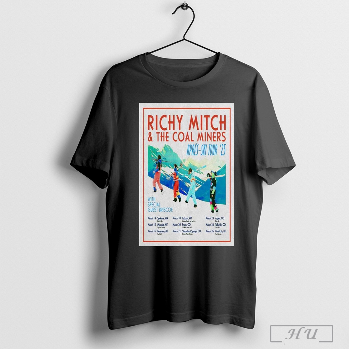 Official Richy Mitch The Coal Miners Apres Ski Tour 2025 Shirt