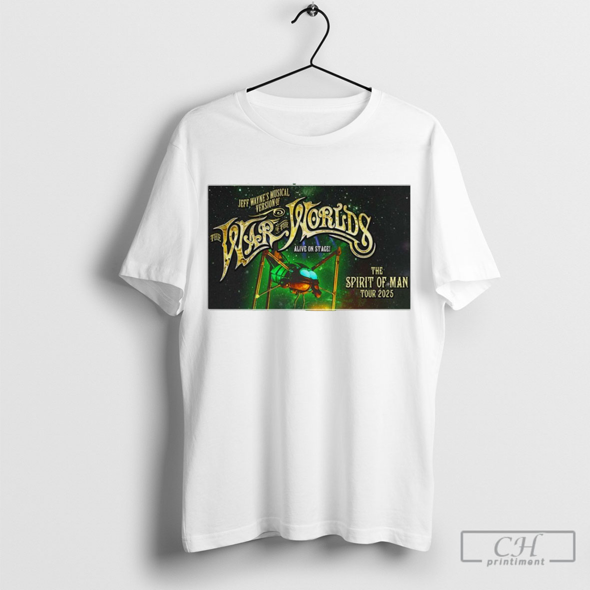 Official The War Of The Worlds The Spirit Of Man Tour 2025 Poster Shirt Cutom Poster Coffee Mugs Ornaments