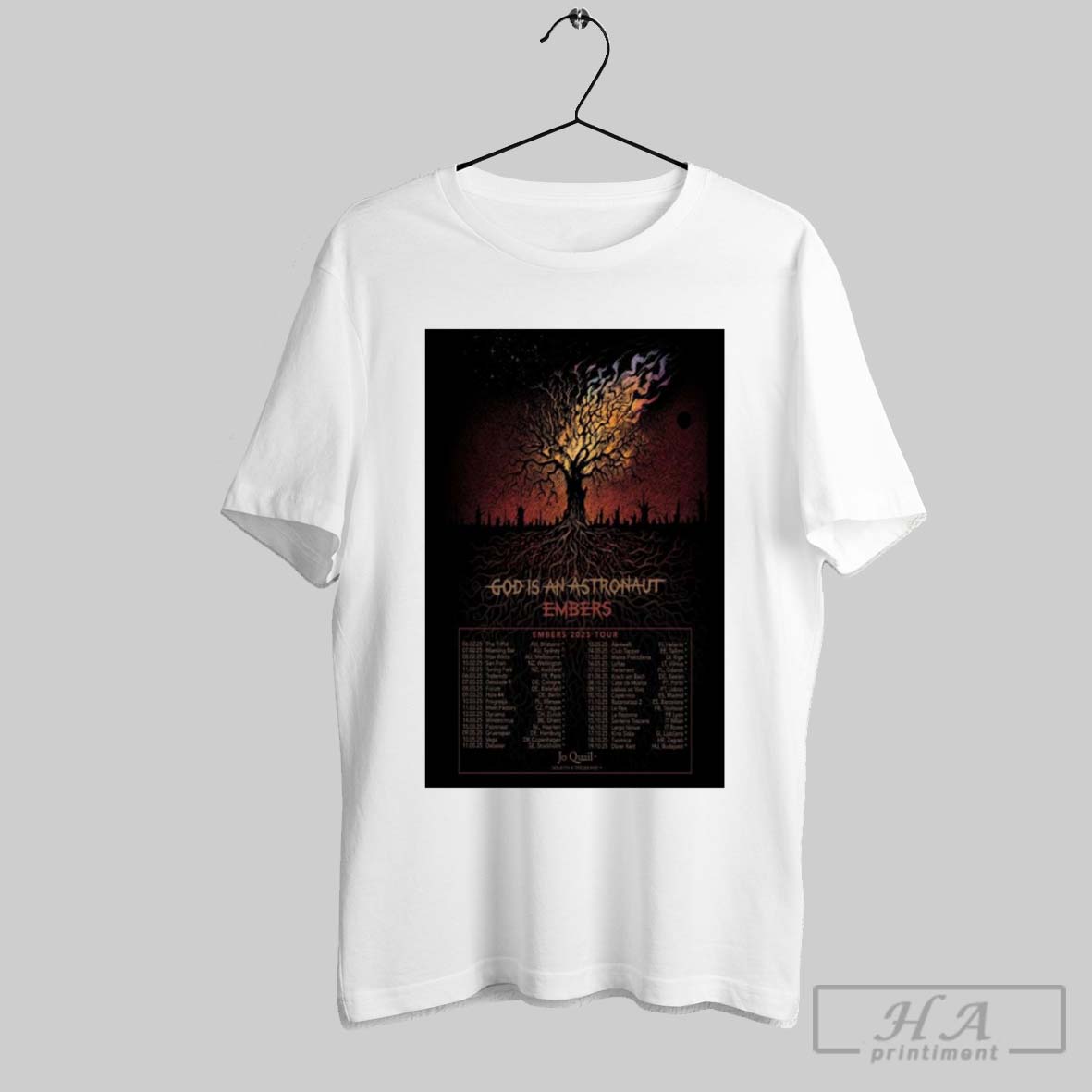 Official Poster Embers Tour 2025 God Is An Astronaut 06 02 25 The Triffid 07 02 25 Manning Bar Shirt