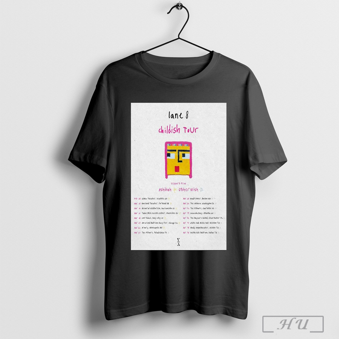 Official Lane 8 Childish Us Tour 2025 Poster Shirt