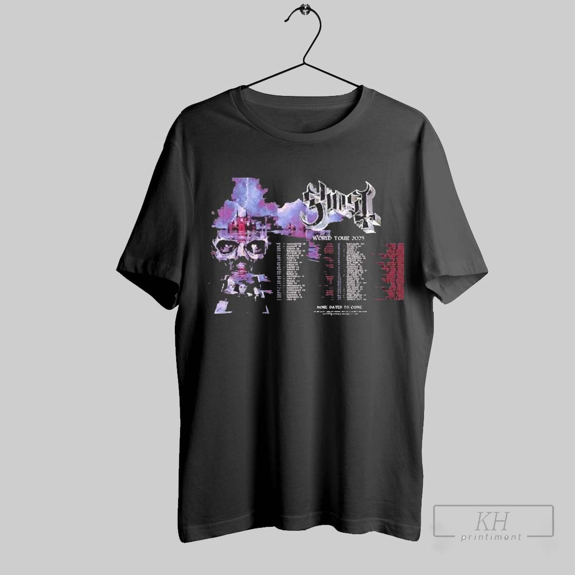 Official Ghost Band World Tour 2025 Poster Shirt Shirt Cutom Poster Coffee Mugs Ornaments