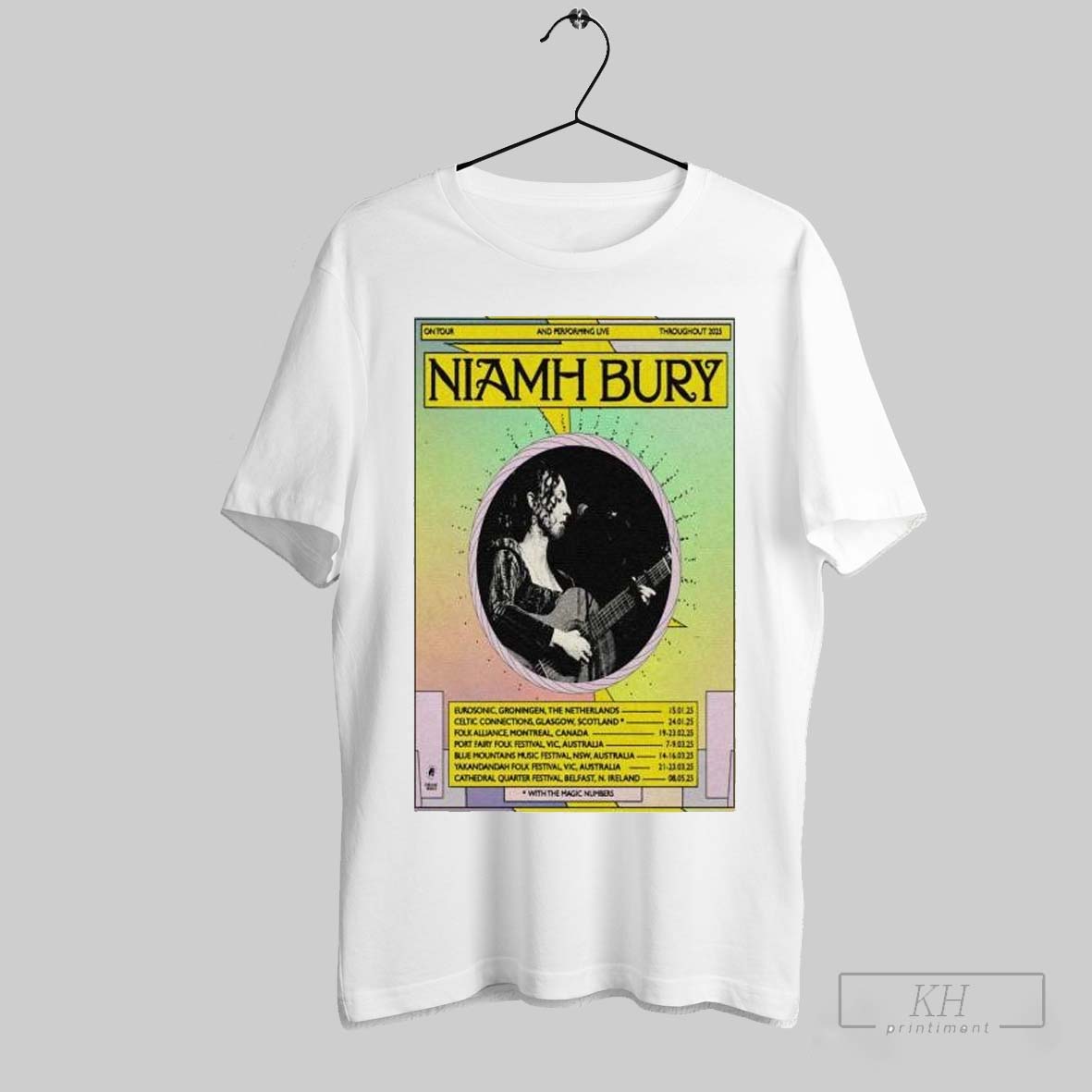 Official Niamh Bury Throughout Tour 2025 Poster Shirt Shirt Cutom Poster Coffee Mugs Ornaments