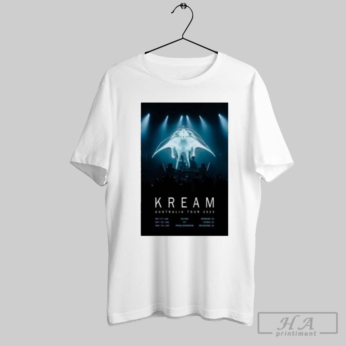 Official Australia Tour 2025 Kream Poster Custom Prints Store Shirt