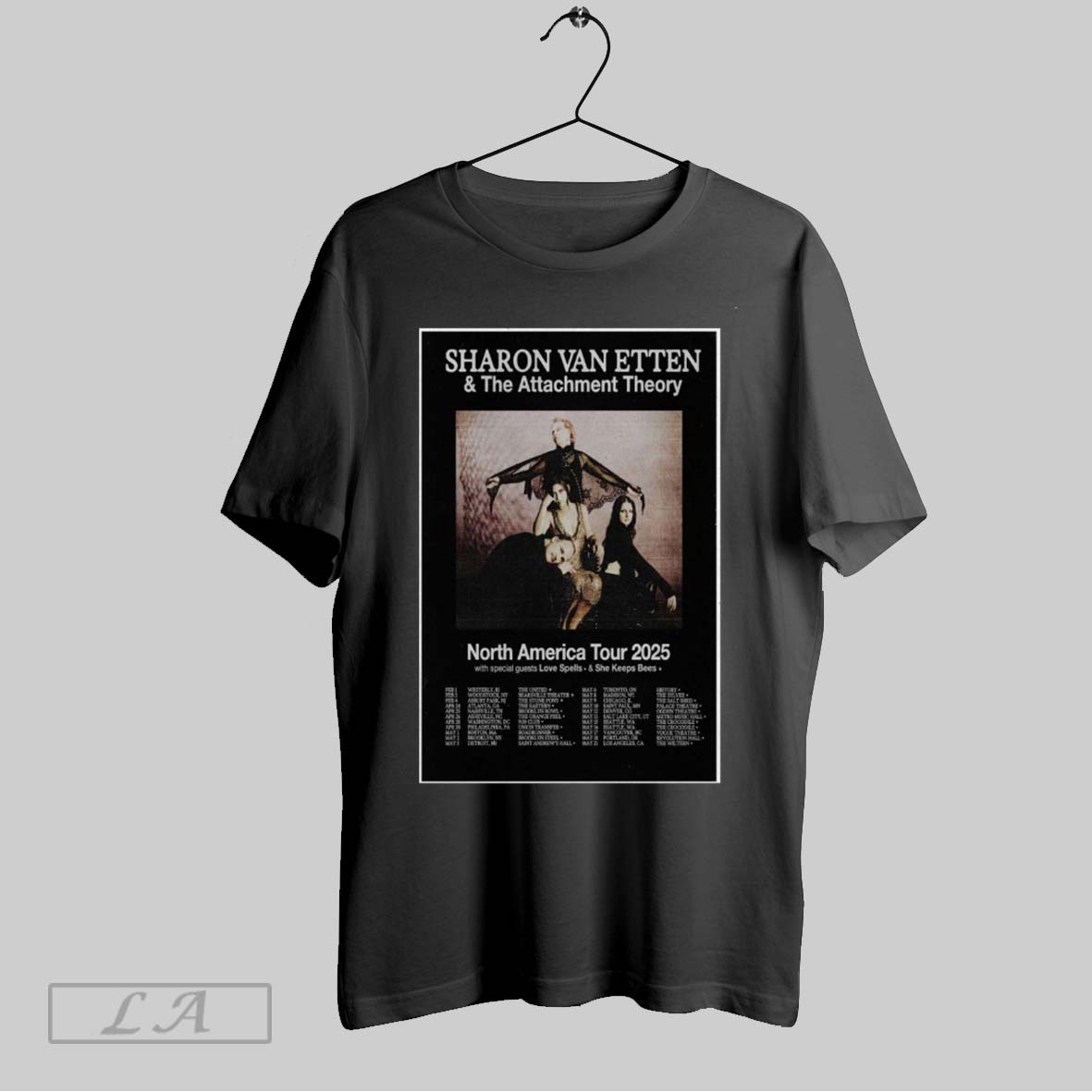 North America Tour 2025 Sharon Van Etten Poster Shirt