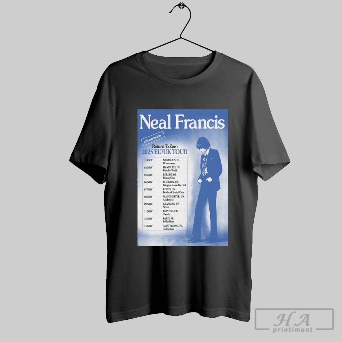 Neal Francis Return To Zero 2025 Eu Uk Tour Just Announced Shirt