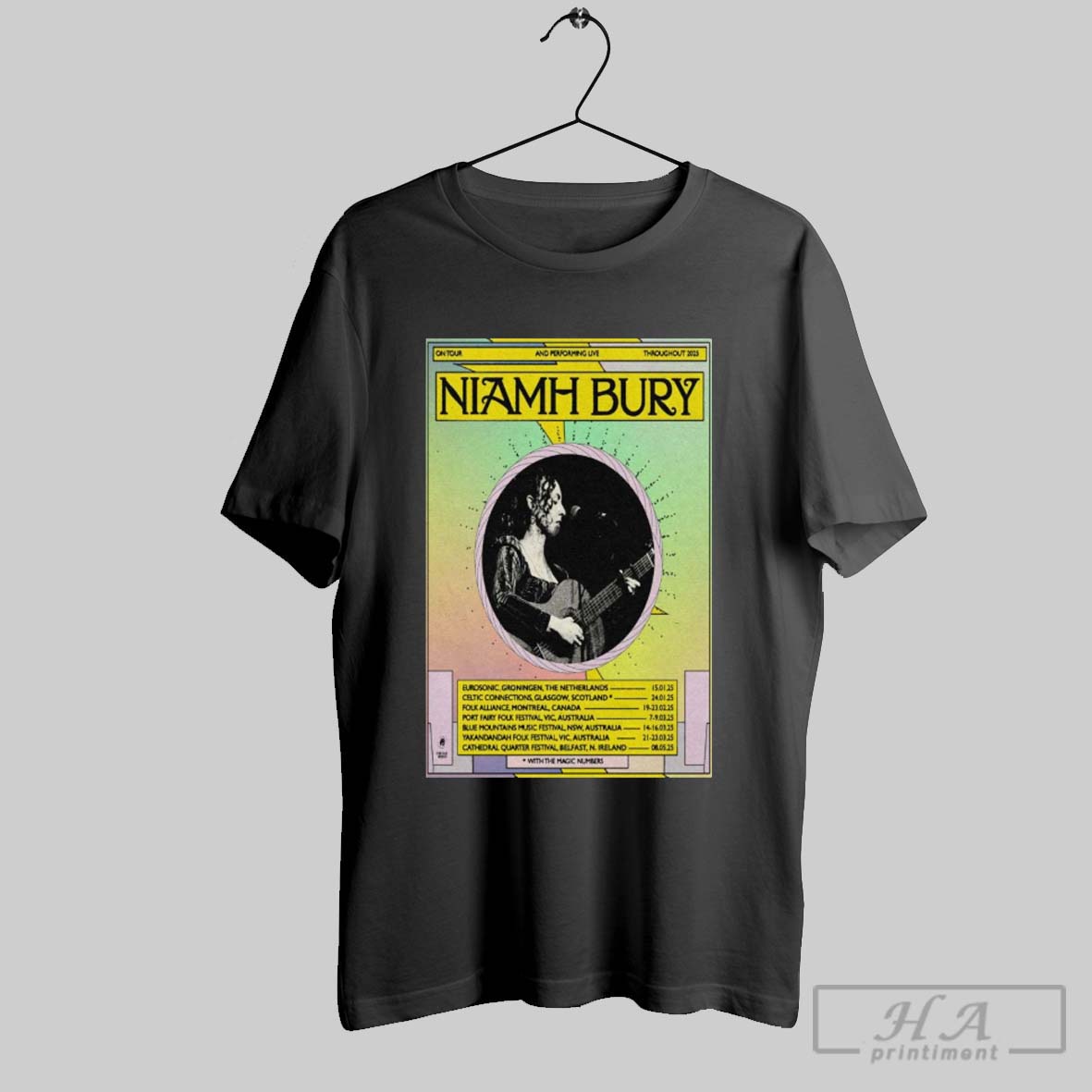 Niamh Bury Throughout Tour 2025 Poster Shirt