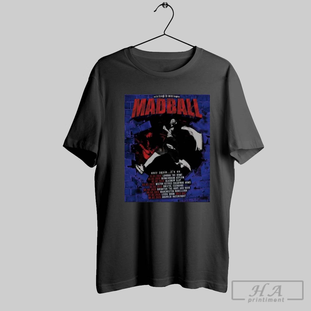 Madball Ballin Through The United Kingdom Tour 2025 Shirt