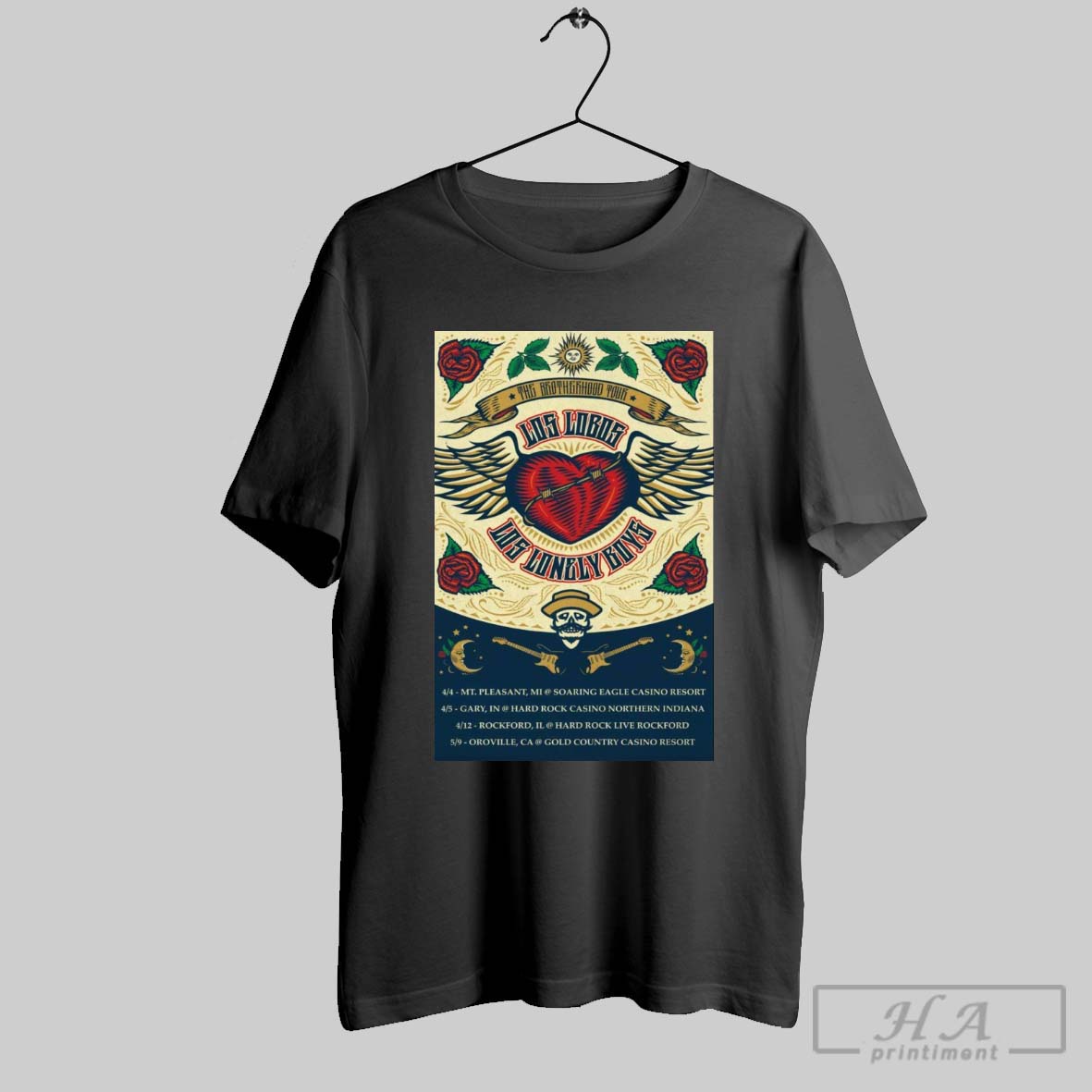 Los Lobos And Los Lonely Boys Brotherhood Tour 2025 Poster Shirt