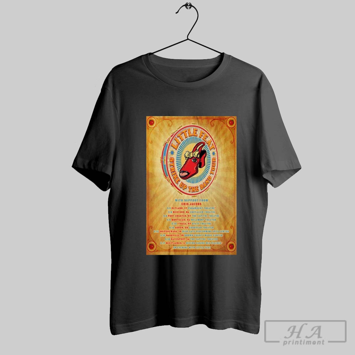 Little Feat Strike Up The Band Tour 2025 Poster Shirt