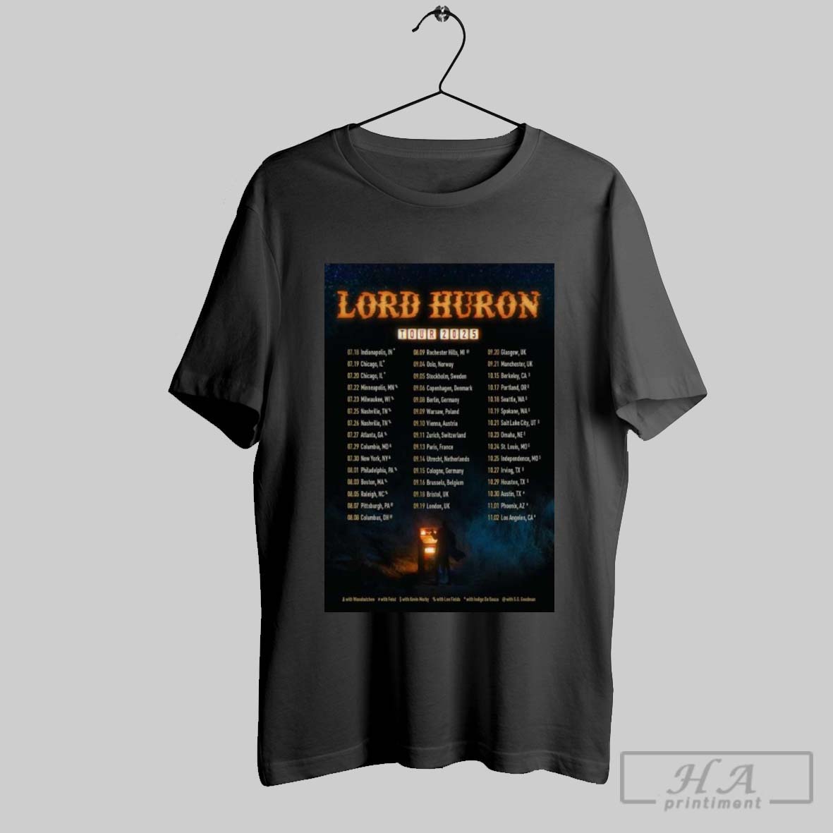 Lord Huron Tour Aug Oct 2025 Shirt