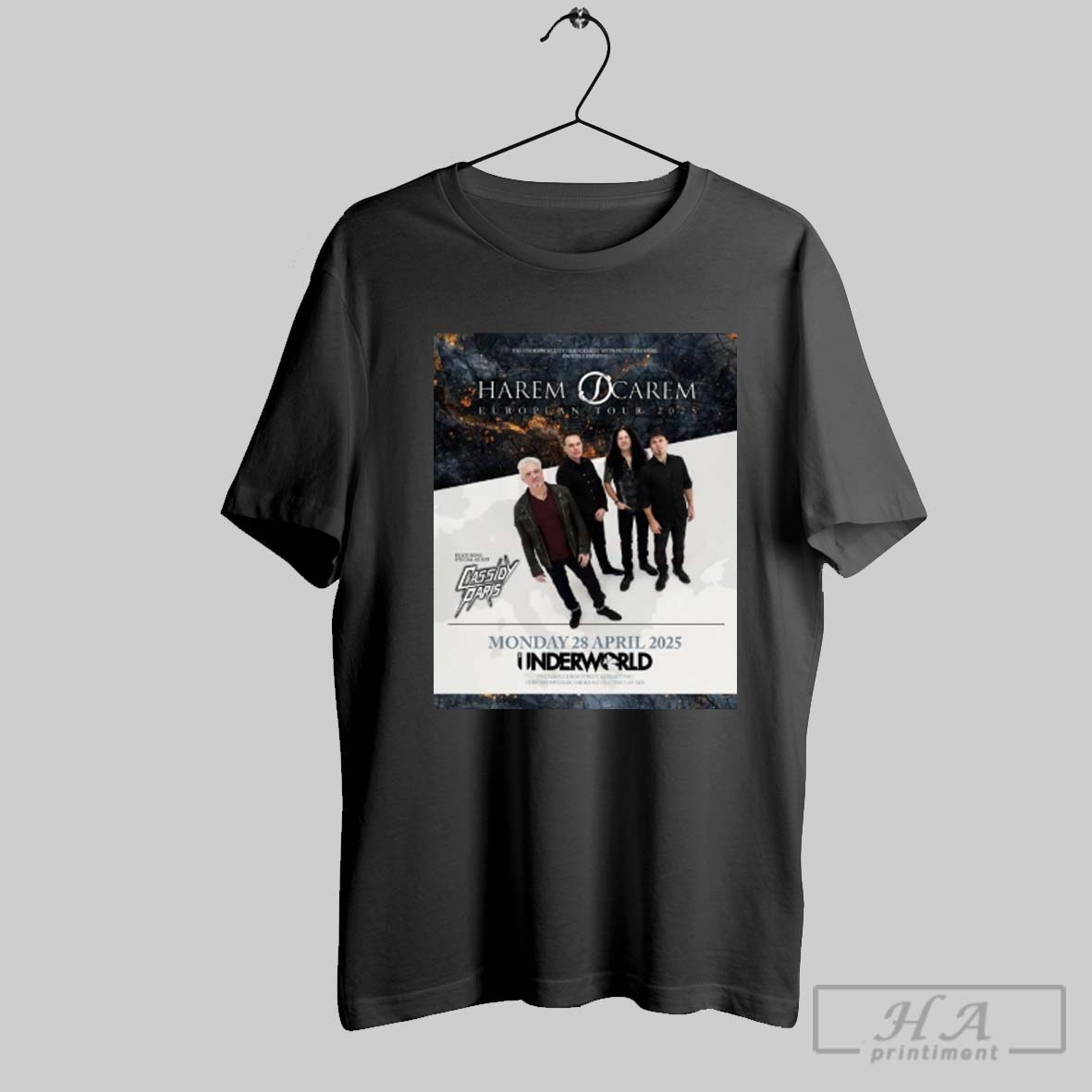 Harem Scarem European Tour 2025 Shirt