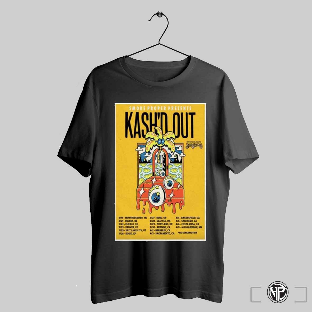 Kashd Out West Coast Tour 2025 Poster Shirt Trendy Sweatshirt