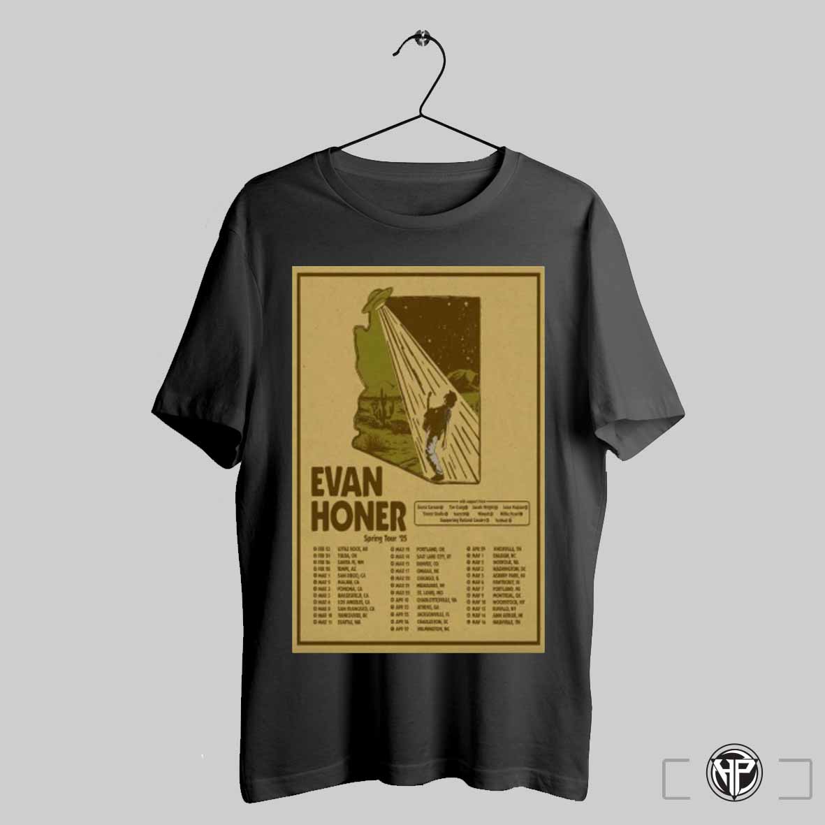 Evan Honer 2025 Spring Tour Poster Shirt Trending Sweatshirt
