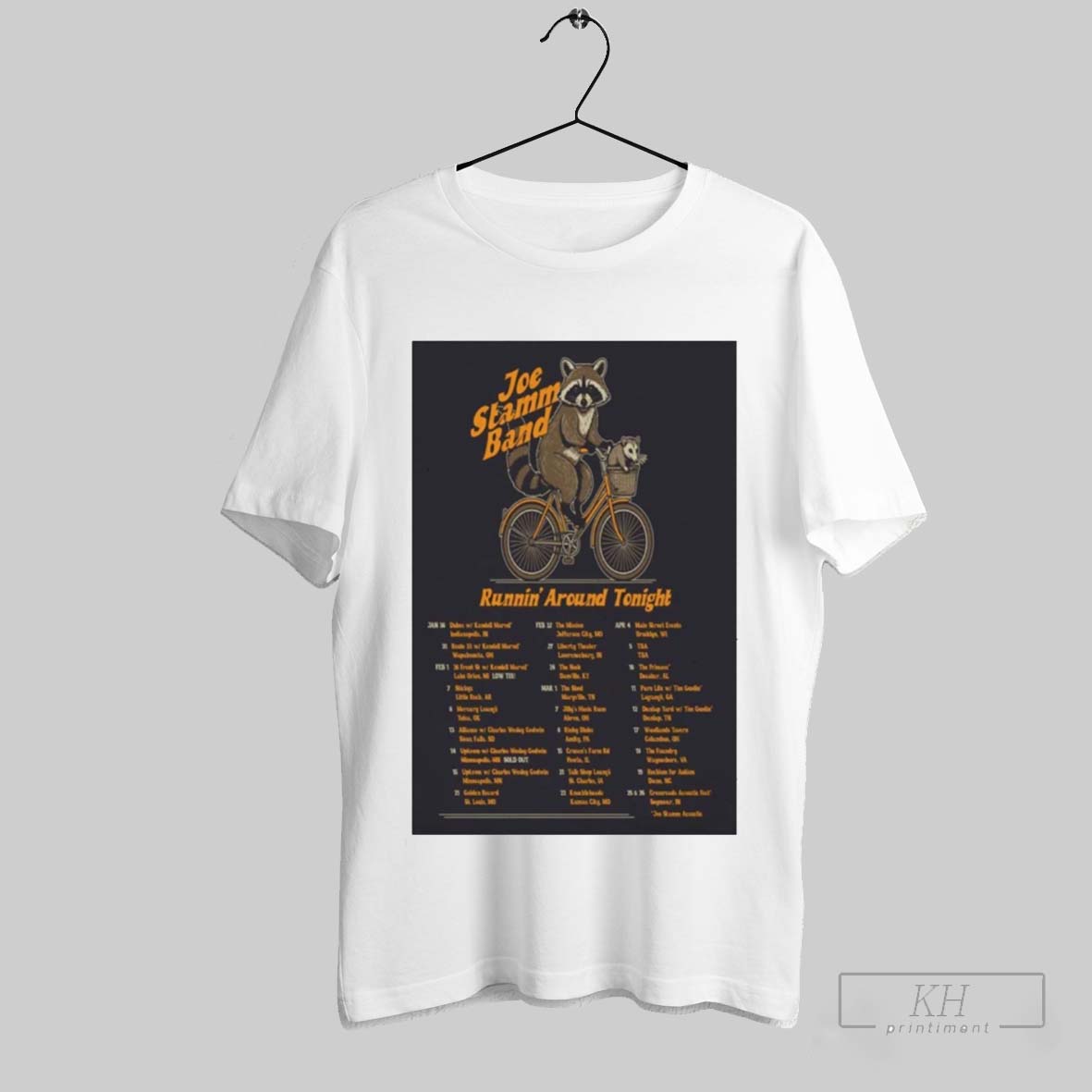 Joe Stamm Band Runnin Around Tonight Tour 2025 Poster Shirt Shirt Cutom Poster Coffee Mugs Ornaments