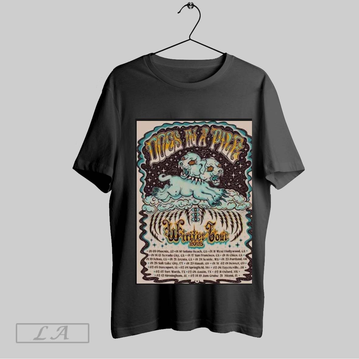 Dog In A Pile Winter Tour 2025 Performances Scheduled Shirt