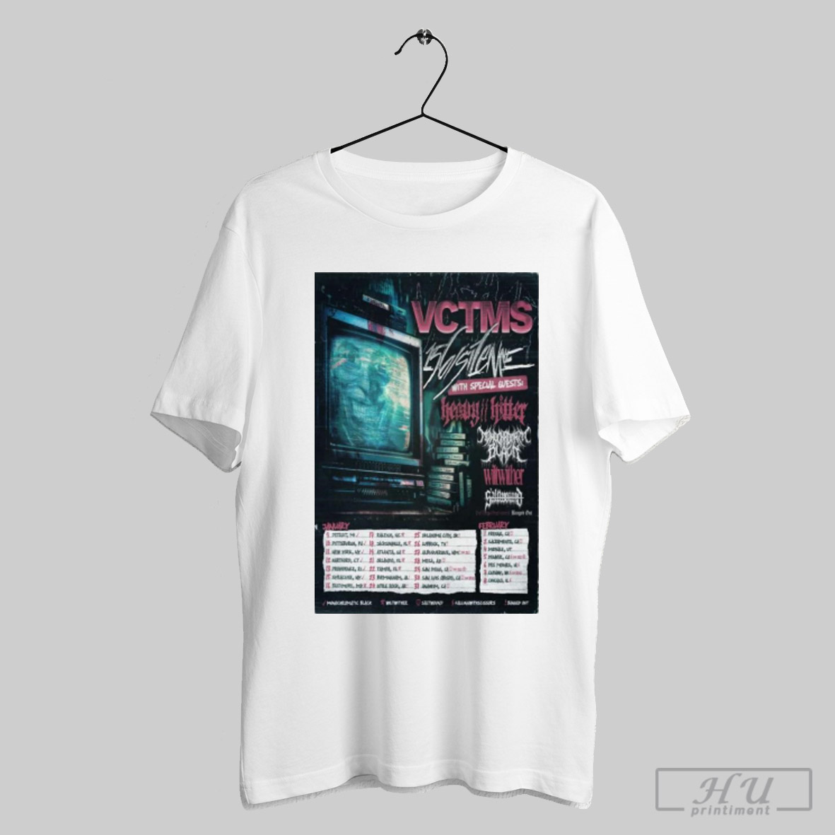 Vctms With 156 Silence And Heavy Hitter Us Tour Winter 2025 Shirt