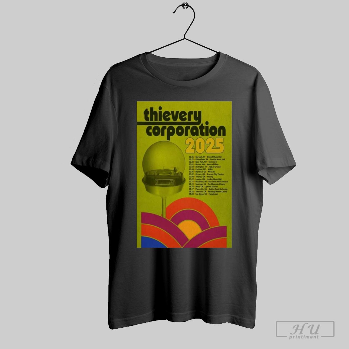 Thievery Corporation Fall Tour 2025 Shirt