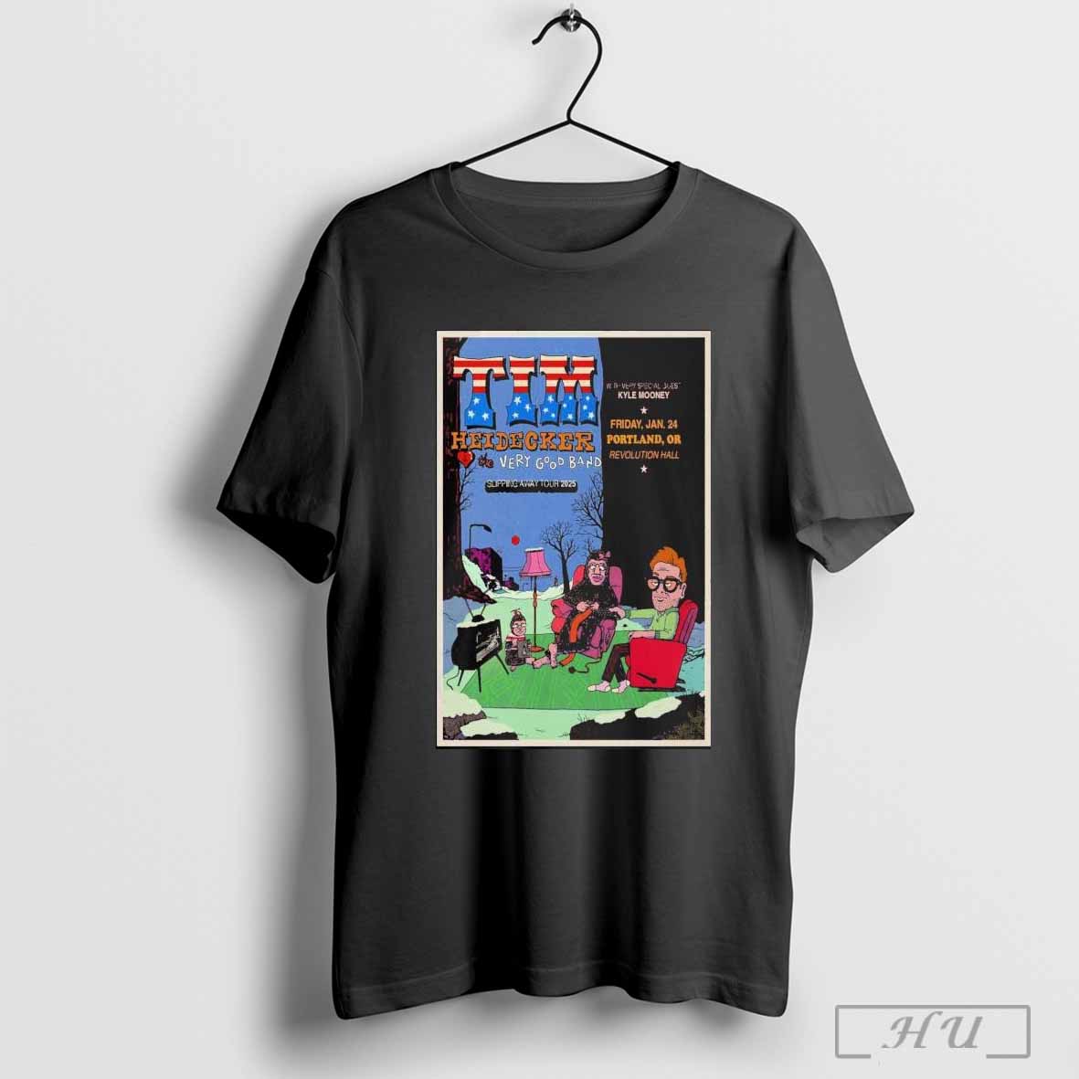 Tim Heidecker Jan 24 2025 Revolution Hall In Portland Or Tour Poster Shirt