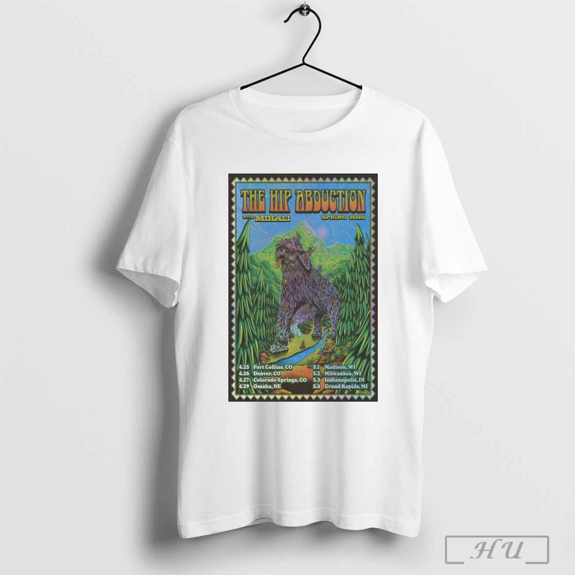 The Hip Abduction With Mihali Spring Tour 2025 Shirt