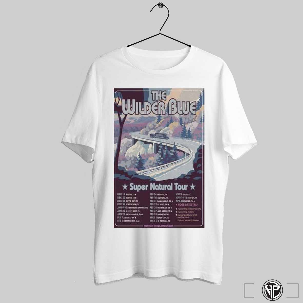 Super Natural Tour 2025 The Wilder Blue Shirt Trendy Sweatshirt