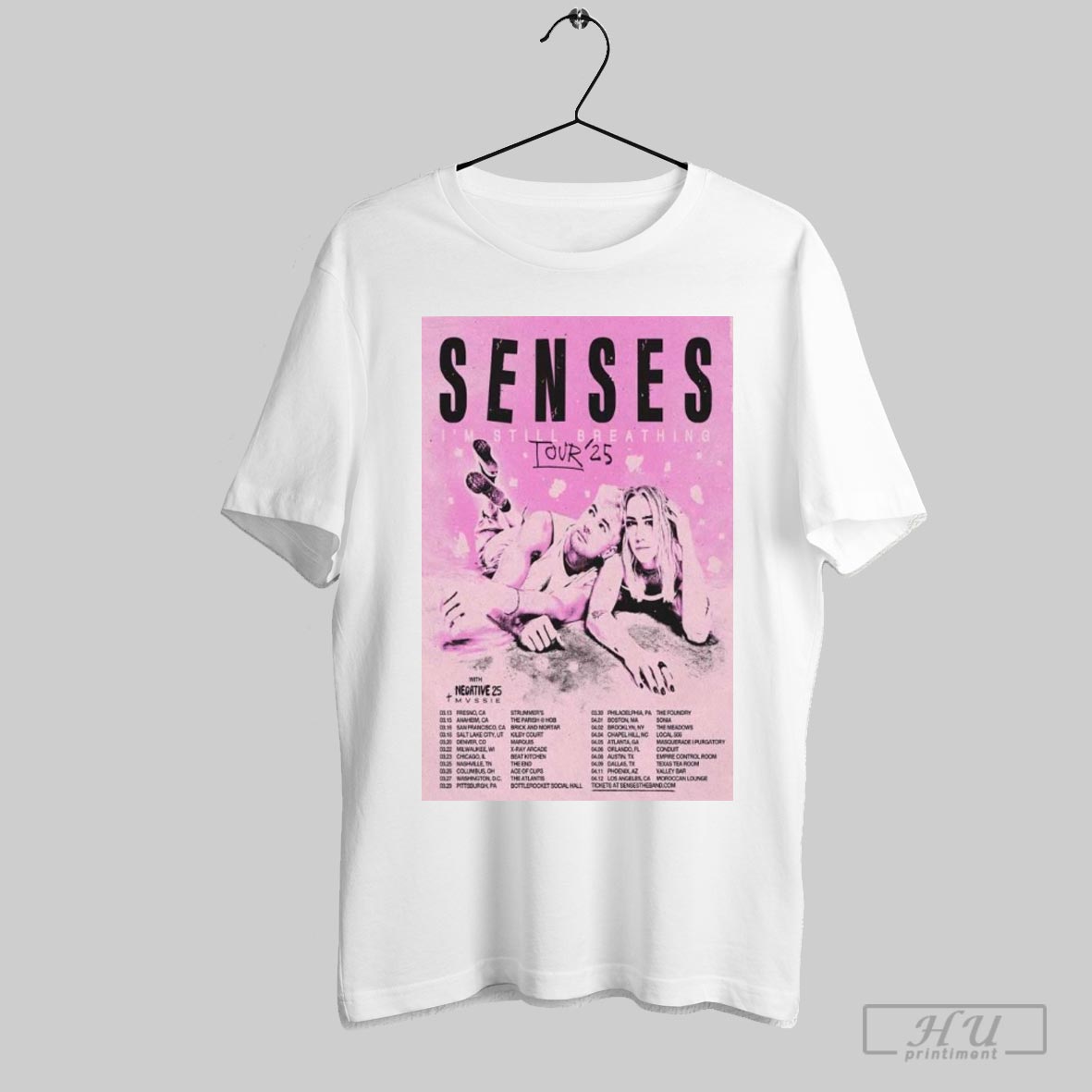 Senses Im Still Breathing Tour 2025 Poster Shirt
