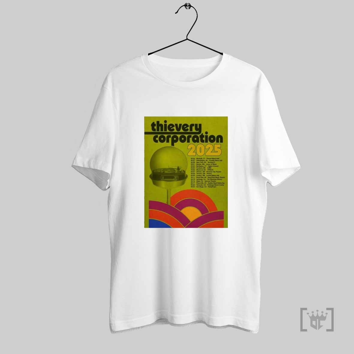 Premium Thievery Corporation Fall Tour 2025 Poster Shirt