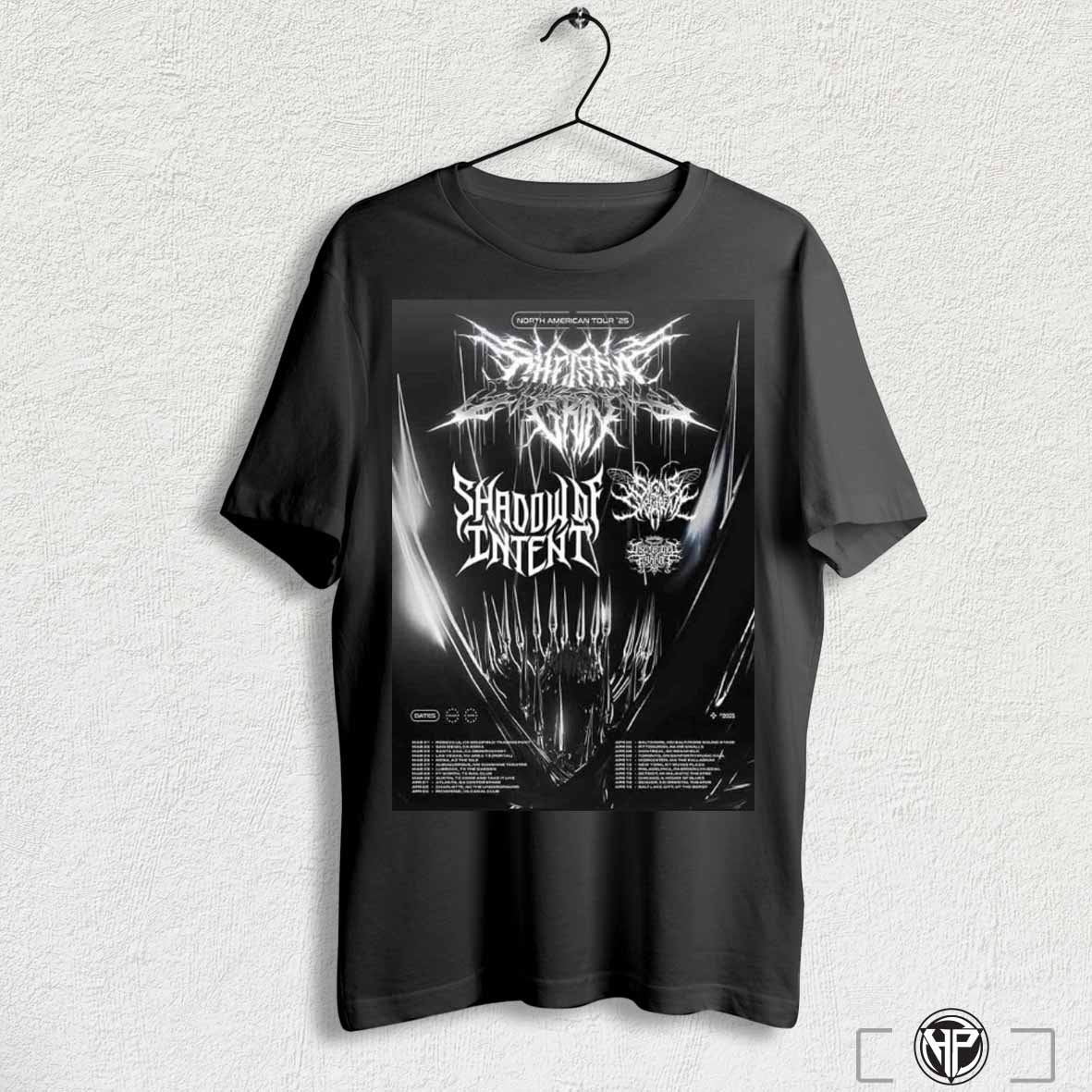 Official Chelsea Grin North American Tour 2025 With Shadow Of Intent Signs Of The Swarm And Disembodied Tyranshirt Trending