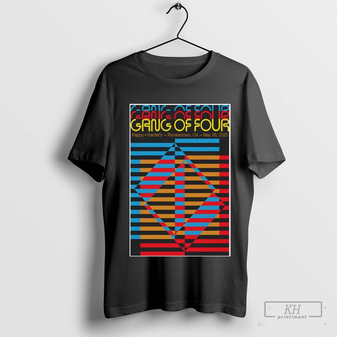 Official Gang Of Four May 26 2025 At Pappy Harriets In Pioneertown Ca Tour Poster Shirt Shirt Cutom Poster Coffee Mugs Ornaments