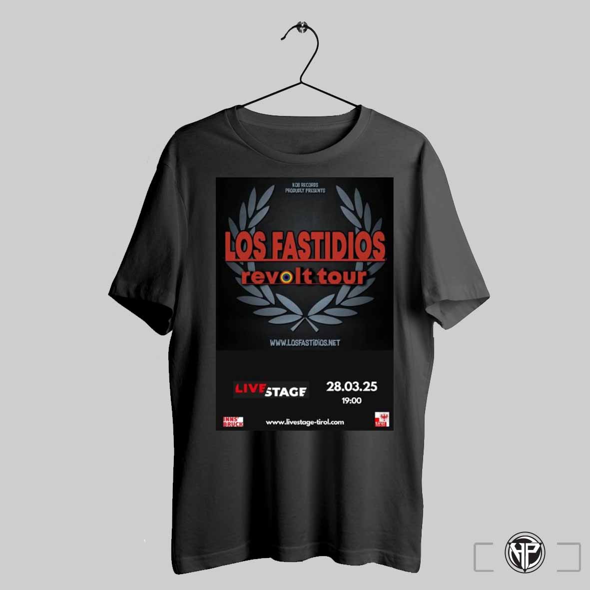 Los Fastidios Revolt Tour 2025 Shirt Trending Sweatshirt