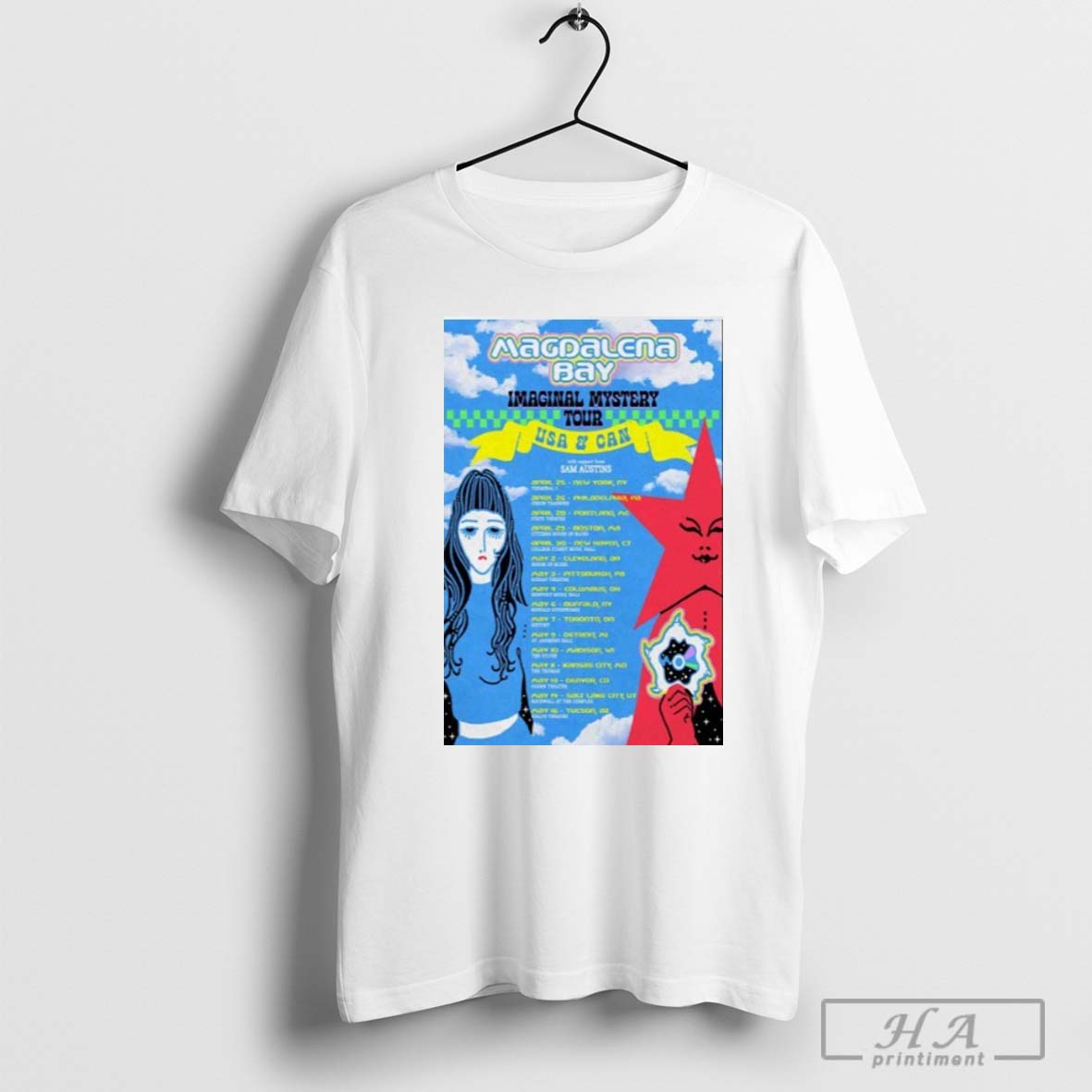 Magdalena Bay Imaginal Mystery Tour Usa Canada 2025 Poster Shirt