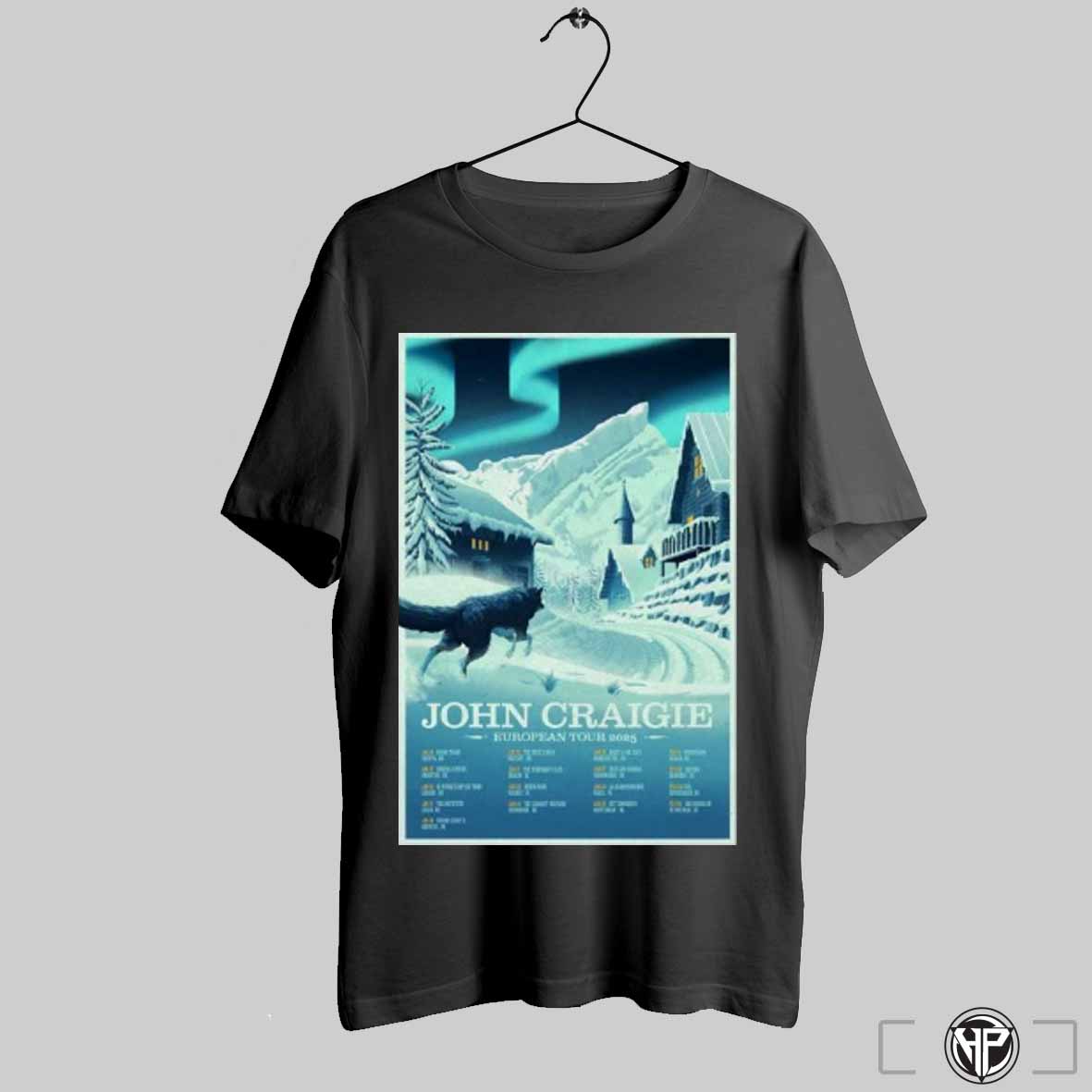 John Craigie European Tour Winter 2025 Shirt Trending Sweatshirt