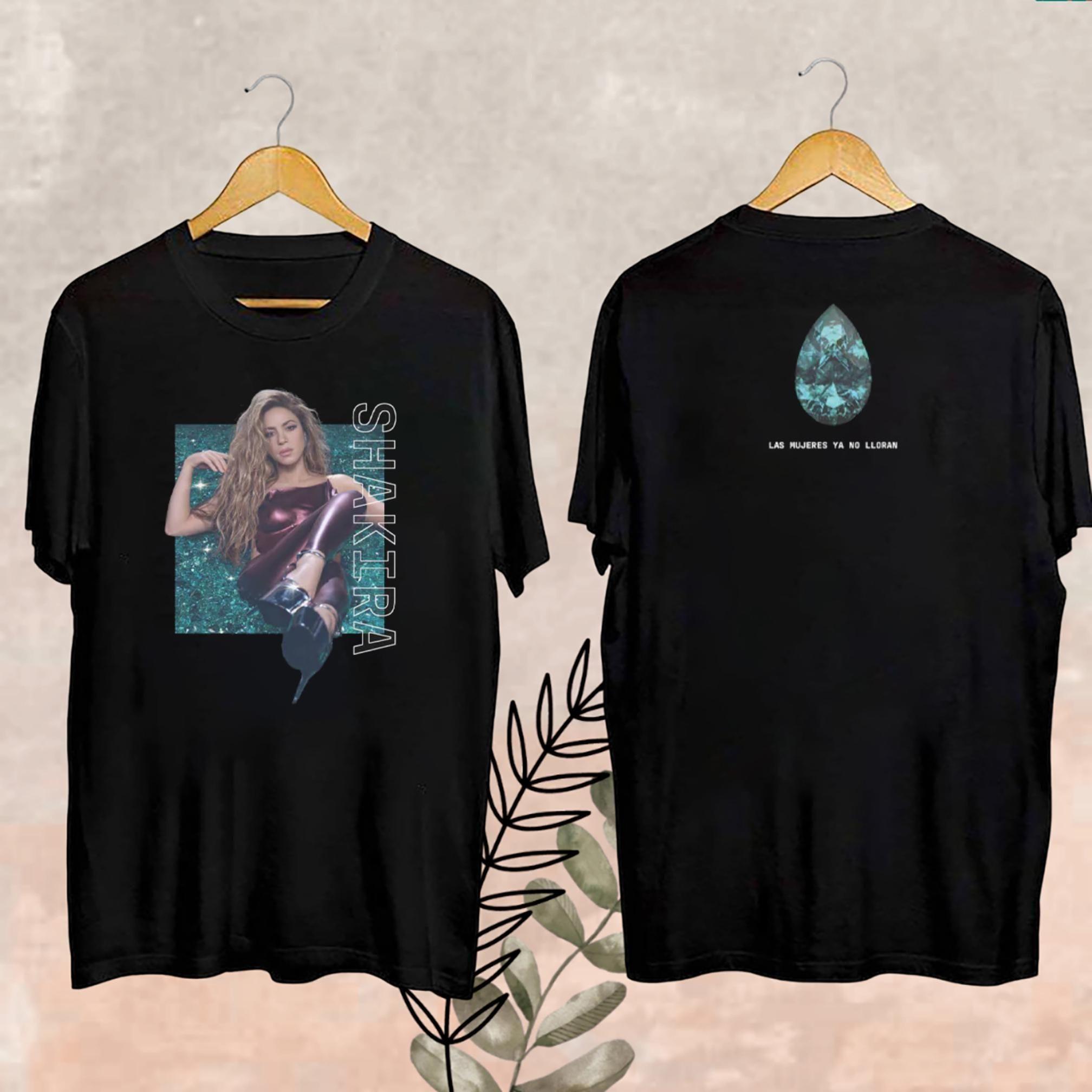 Shakira Las Mujeres Ya No Lloran 2025 World Tour Shirt Double Side Merch