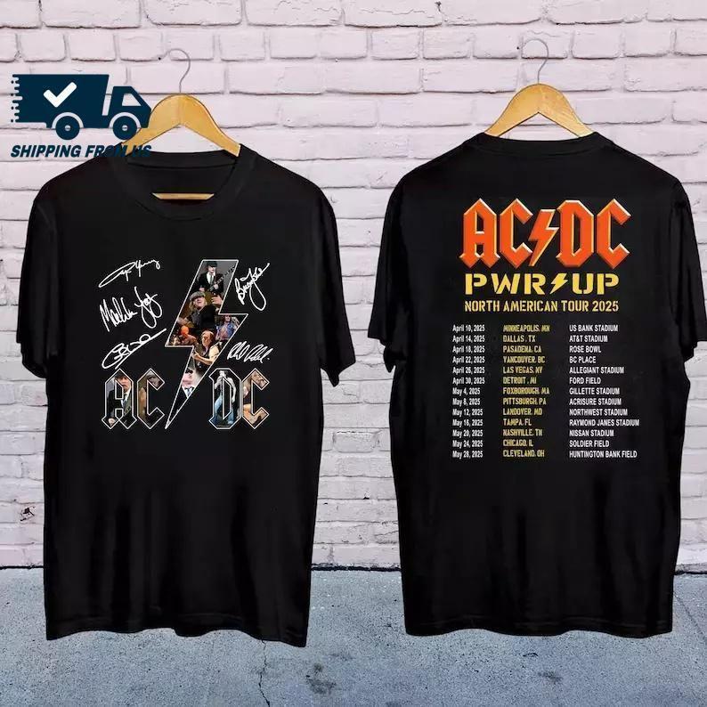 Shirt Pwr Upmerch, Pwr Up Tour 2025 Shirt Merch